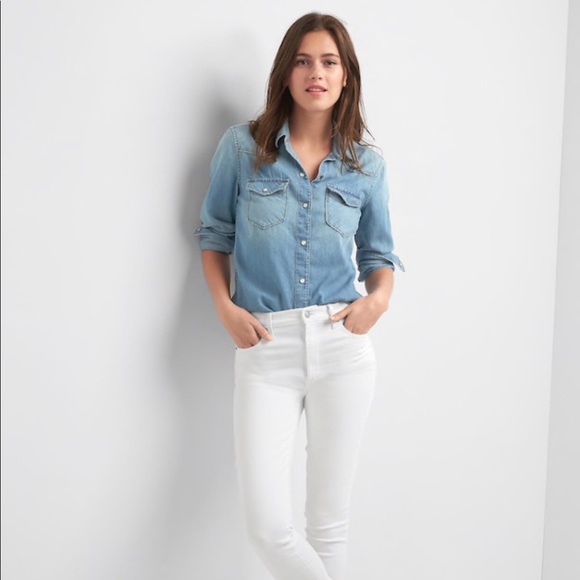 GAP Tops - GAP Jean / denim shirt 1969 - small